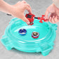 COCOFOX 2 Pack Right/Left-Spin Gyro Launchers, 7.9"x2"x2.3", Plastic, Black/Red, Model COCOFOX02