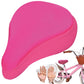 WINNINGO Kids Bike Seat Cushion, Anti-Slip Gel Child Bike Seat Cover Comfortable Adjustable Small Bicycle Saddle Pad for Child Indoor Outdoor Cycling,9 x 6in (Light Pink) -Like New