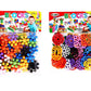 Unique Crafts Stem Pattern Blocks, Interlocking Blocks, Building Blocks Kids Creative Educational & Learning Toys, Tested for Ki