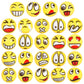 Lovestown 24 Pcs Stress Balls Bulk, 2.5 Inch Funny Stress Balls Foam Face Squeeze Balls For Kids Adults Coworkers Stress Relief Squeeze