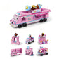 Sky Line Ocean 6-In-1 Dessert Car Building Block Set Toys | Steam Kit For Kids | Build Ice Cream Trucks & Candy Cars (1000+ Pcs)