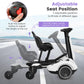 Costzon 6V Electric Ride-On Drift Car, White, 360° Spin, Adjustable Seat, 2.6-3 MPH, Go Kart for Kids 3+