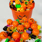 novelinks Halloween Party Favors for Kids 96PCS Halloween Toys in Bulk Halloween Prefilled Plastic Pumpkins Buckets Halloween Go