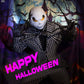 NICENICY Halloween Articulated Finger Extensions, Black Plastic Claw Glove, Model 03-AF0000, Flexible Skeleton Hands with Fingernails