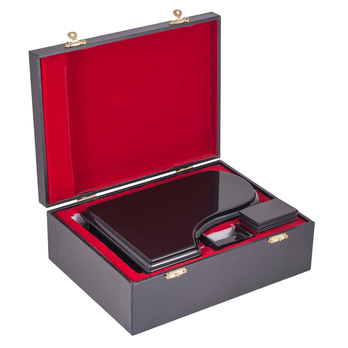 Broadway Gifts Black Baby Grand Piano Music Box With Bench And Black Case