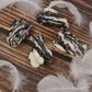 Carved Zebra Jasper Gemstone Peace Angel Pocket Guardian Angelhealing Statue 2 Inch