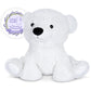 Suzzipals Warming Polar Bear Stuffed Animal, Microwavable Stuffed Animal Heating Pads For Cramps & Pain Relief, Stuffed Bear Pol