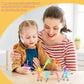 Laleay Magnetic Men, Whimsical And Colorful Humanoid Magnetic People Toys, 4Pcs, Synthetic Resin