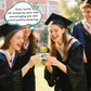 NEVERNERVE Funny Turtle Graduation Gift - Handmade Crochet Turtle, 3.5 inches, Yellow - Perfect for 2025 College Graduation Celebrations
