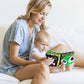 Inbeby Black And White High Contrast Sensory Baby Crib Toys Soft Book, Standable Tummy Time Mirror Toy For Baby Newborn 0 3 6+ Months Brain Development Infant Boy Girl 0 6 Month Multi-Function