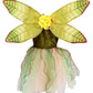Petitebella Fairy Costume Dress 1-10y (Olive Green, 8-10 Years)