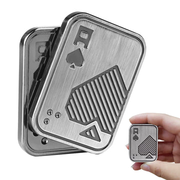 Fidget Toys Adults, Edc Metal Fidget Slider, Magnetic Poker Push Card, Adult Fidget Toy For Anxiety Adhd, Cool Office Gadgets Gi