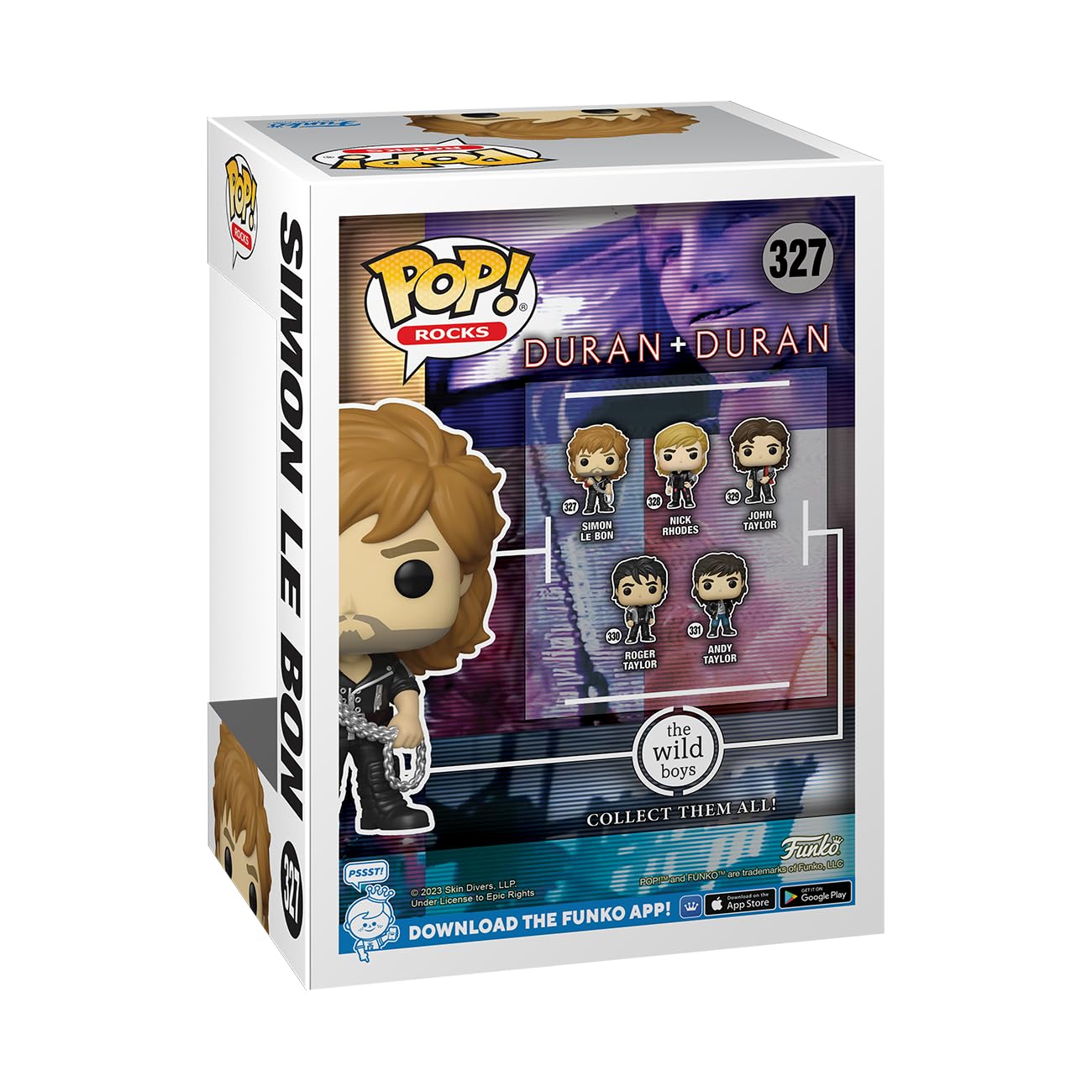 Funko Pop! Rocks: Duran Duran - Wild Boys Simon Le Bon - Collectable Vinyl Figure - Gift Idea - Official Merchandise - For Kids & Adults - Music Fans - Model Figure For Collectors And Display
