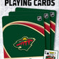 Masterpieces Family Games - Nhl Minnesota Wild Playing Cards - Officially Licensed Playing Card Deck For Adults, Kids, And Famil