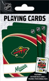 MasterPieces Family Games - NHL Minnesota Wild Playing Cards - Officially Licensed Playing Card Deck for Adults, Kids, and Famil