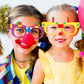 Hxezoc 12 Pcs Diy Building Bricks Glasses Building Blocks Games For Kids Creative Building Block Glasses Party Favors, Carnival Birthday Party Games Supplies