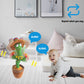 Vocloud Dancing Cactus Talking Cactus Baby Toys-Infant Tummy Time Toys For For 0-6 Months 6-12Months 1 Year Old,Recording,Repeat