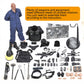 YEIBOBO ! Highly Detail Special Forces 12inch Action Figure SWAT Team (BREACHER)