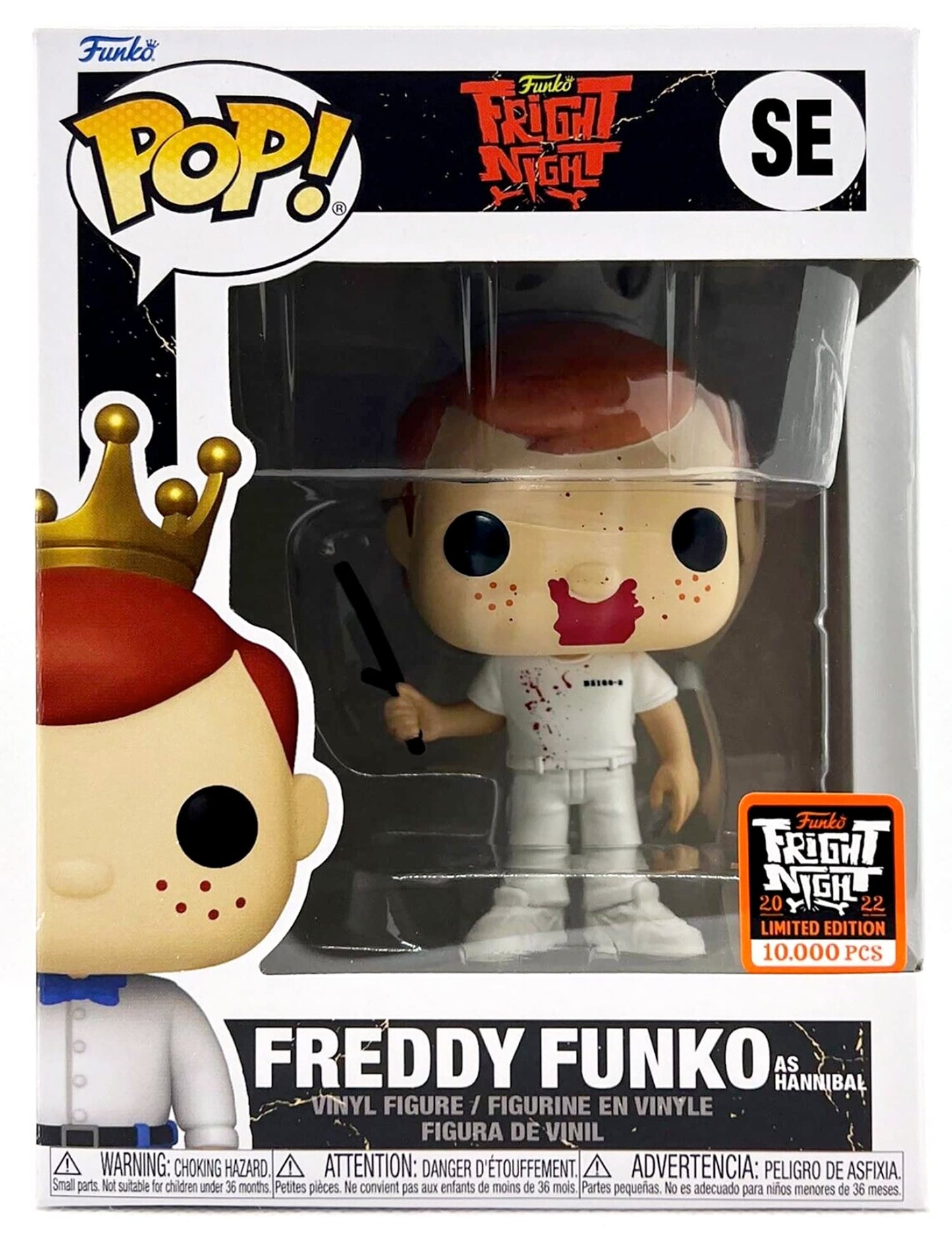 Funko Pop! Fright Night 2022 Box Of Fright Freddy As Hannibal Le10000