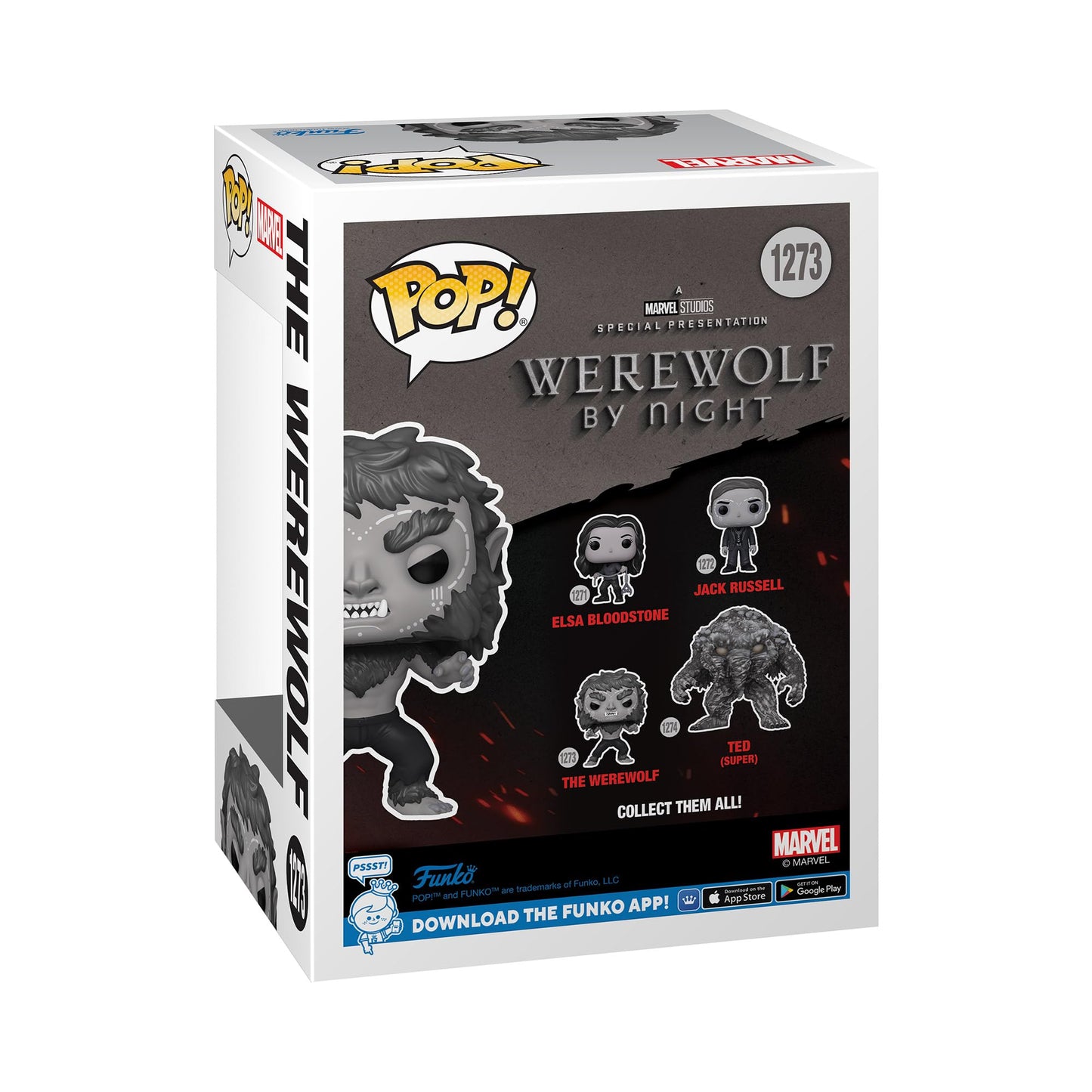 Funko Pop! Marvel: Werewolf By Night - Werewolf - Werewolf By Night - Collectable Vinyl Figure - Gift Idea - Official Merchandise - For Kids & Adults - Horror Fans - Model Figure For Collectors