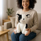 Weigedu Floppy Dairy Cattle Cow Plush Toy - 15.7 Inch Soft & Cuddly Stuffed Animal Cow With Embroidered Eyes, Perfect For Kids,