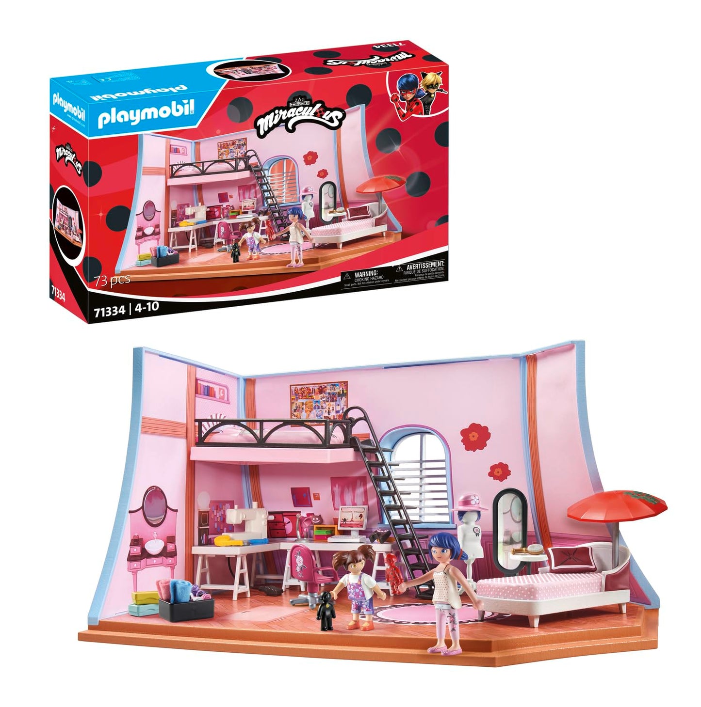 Playmobil Miraculous: Marinettes Loft