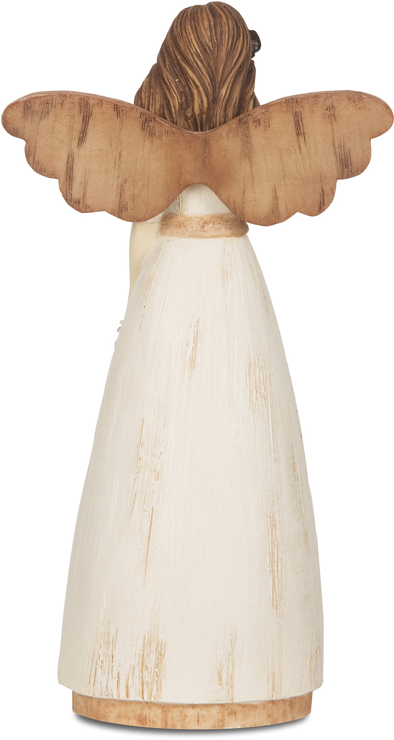 Pavilion Gift Company 03009 Thank You Angel Figurine  6-Inch  Beige