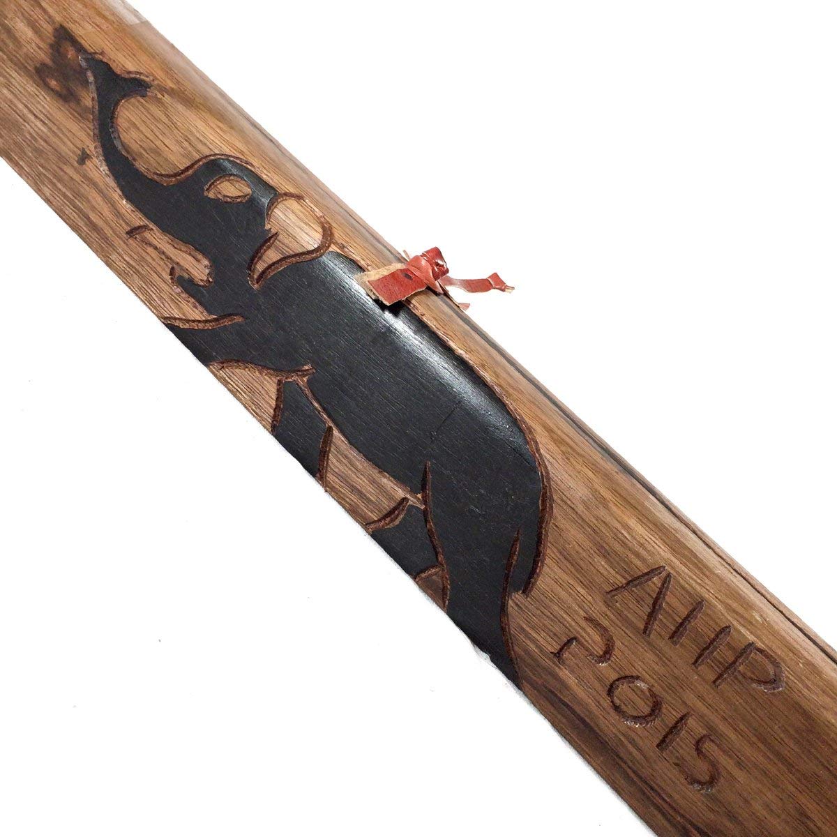 Africa Heartwood Project African Oware Mancala Board - Extended Size, Hand-Carved Solid Wood With Elephant Design, Wooden Foldin