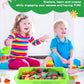 Atmini Sensory Bin Sand Tray With Lid For Toddlers 2 Pcs 15In Portable Sandbox Toy Large Plastic Tray For Kids 3 4 5 6 Fill With