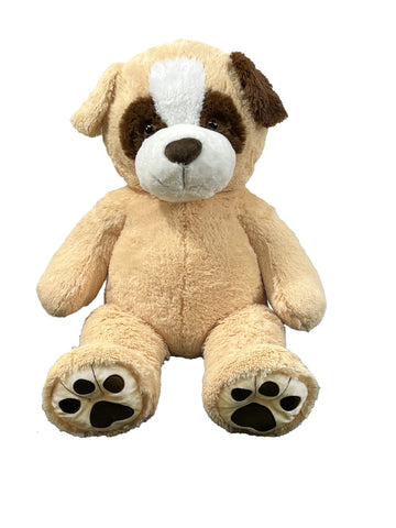 Anico 36' Tall (3 Feet) Giant Plush Dog With Embroidered Paws And Smiling Face