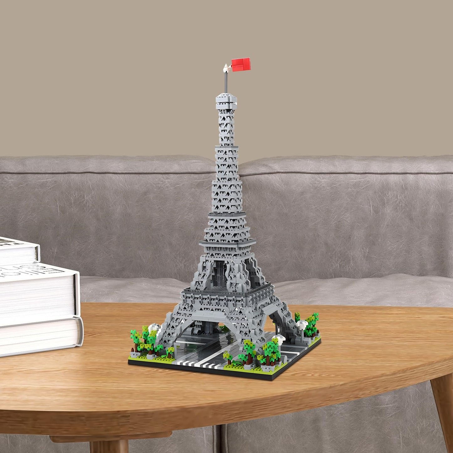 CSNRHG Paris Eiffel Tower World Famous Architectural Model Micro Building Blocks Set 3350 Pieces 3D Puzzle Toys Gifts for Kid and mature-themed