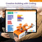 Matatastudio Creator Kit for VinciBot Robotic with 434+ Building Blocks & 20 Building Cases for Kids School STEM Education Class