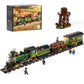 Funwhole Wild West Freight Train Lighting Building-Bricks Set - Classic 4-4-0 Locomotive Model 1524 Pcs Ideas Kit for mature-themed and Teens
