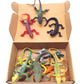 Guaishou Artificial Model Reptile Lizard Animal Figures Kids Gift 12Pcs