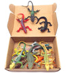 Guaishou Artificial Model Reptile Lizard Animal Figures Kids Gift 12Pcs