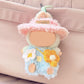 QIUTIMIY Clothes for Doll 17cm Doll Clothes 3-Piece-Set Doll Clothes enhanced Doll Outfit with Accessories-Birthday Hat+Bag+Overall(NO Doll Included)