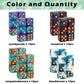 48 PCS 12mm Marble Polyhedral D6 Dice Square Corner 6 Sided Dice MTG Dice Set for Board Game RPG DND Yahtzee or Math Learning