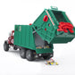Bruder Mack Granite Garbage Truck (Ruby red-Green)