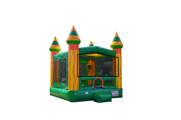 JumpOrange large online retailer River Commercial Grade Bounce House for Kids and mature-themeds (with Blower)  Basketball Hoop  Outdoor Indoor  Bouncer Jumper  Birthday Party  Rental Grade  Big Inflatable