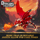 WINNER SPACE Medieval Dragons Castle Building Set, 927 Pcs, Red, Large, Plastic, Model 80031, Ideal Gift for Boys and Kids aged 8-13