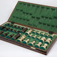 Handmade European Wooden Chess Set with 21 Inch Board and Hand Carved Chess Pieces