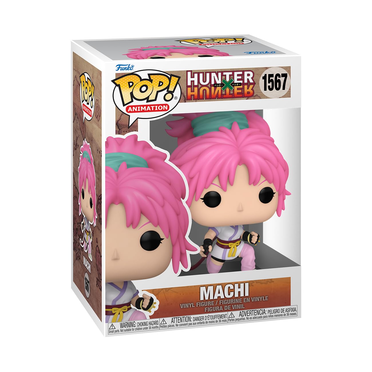 Funko Pop! Animation: Hunter X Hunter - Machi Komacine - Hunter X Hunter (Hxh) - Collectable Vinyl Figure - Gift Idea - Official Merchandise - For Kids & Adults - Anime Fans