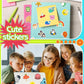 Apakkai 600 Pcs Cute Stickers For Kids, Water Bottle Stickers For Teens, Kawaii Vinyl Phone Laptop Skateboard Animal Waterproof