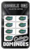 Masterpieces Game Day - Ncaa Florida Gators - 28 Piece Team Logo Double Six Domino Set