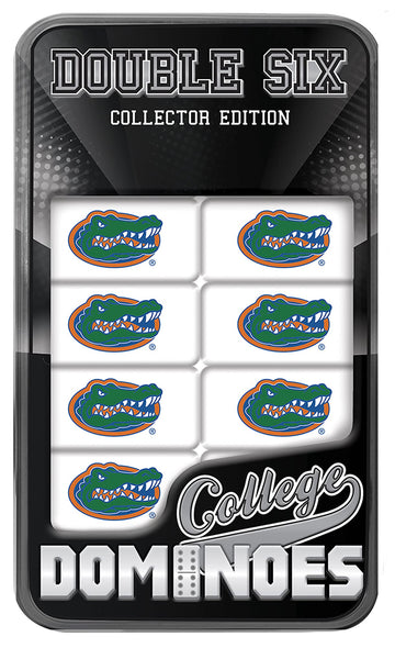 Masterpieces Game Day - Ncaa Florida Gators - 28 Piece Team Logo Double Six Domino Set
