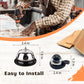 6 Pieces Busy Board Diy Accessories For Toddlers - Sensory Board Parts - Zipper Kids- Meal Bell - Bike Bell - Hook And Loop Tape