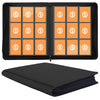 Card Binder 9 Pocket for 360 Cards - enhanced Trading Card Binder with Sleeves Protection  Side Loading Card Collection Binder for TCG  MTG  YGO  One Piece Collectible Cards (Black)