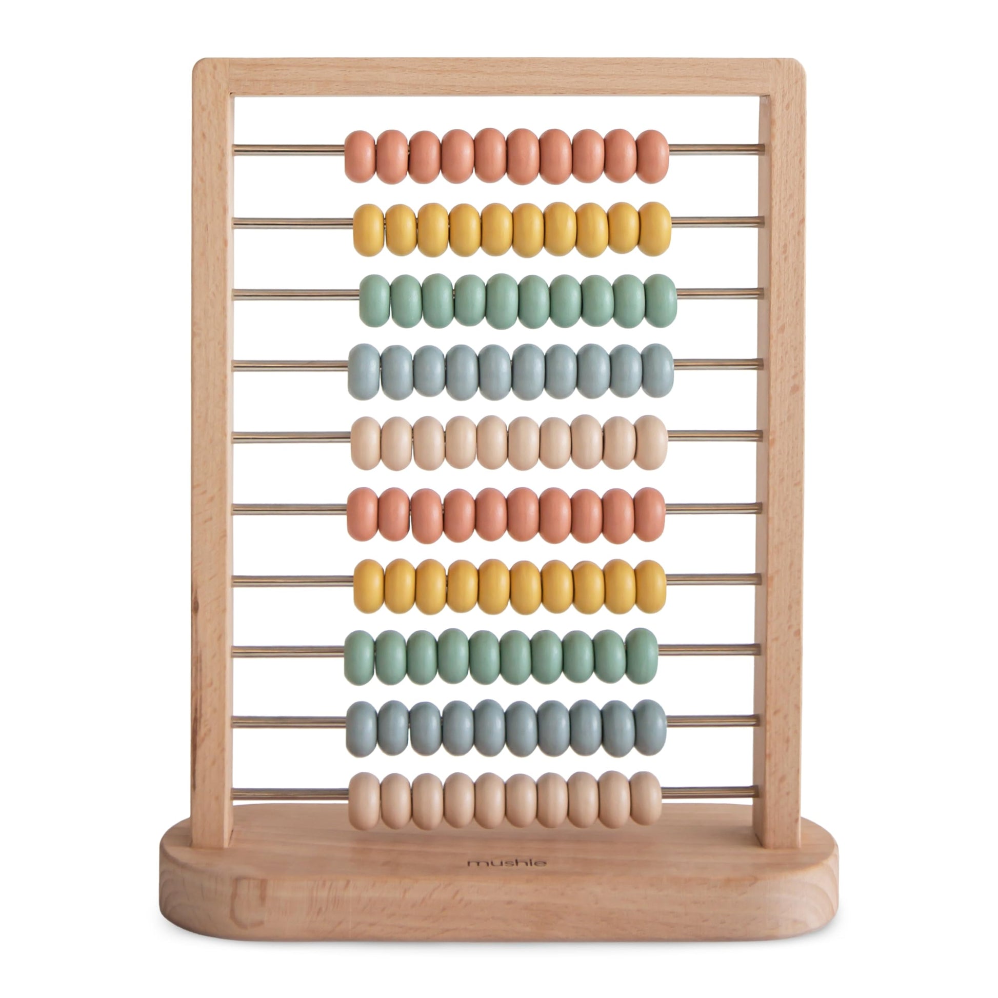 Mushie Wooden Abacus | Kids 2 Years+ | Preschool Educational & Toddler Montessori Toy