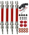 RCMYou Drive Shaft CVD Axles for 1/10 Arrma Big Rock V3 3S BLX 4x4 4WD,4Pcs RC Upgrades Parts,Front Rear Driveshafts for New Big