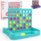 Vikutu 4 In A Row Connect Game, Travel Board Games For Kids Adults, Get 4 In A Row To Win - 9 X 7.4 Inches (Green)